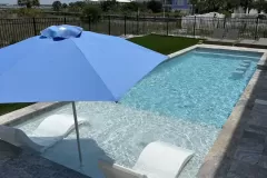 pool at vacation house
